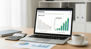 Financial dashboard showing declining incident costs and improving safety metrics