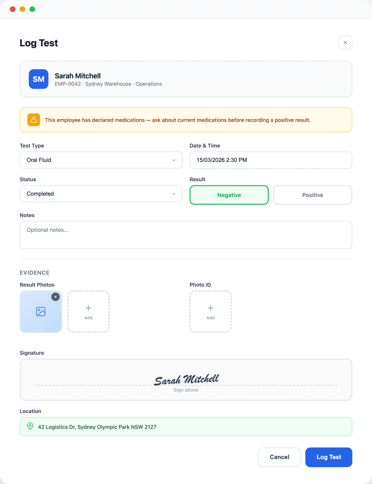 Test Logging – FairTest